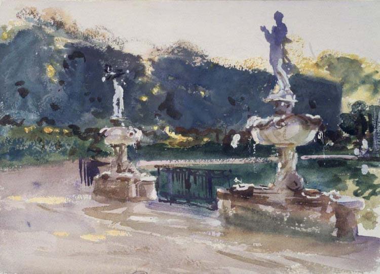 John Singer Sargent Boboli Gardens oil painting image